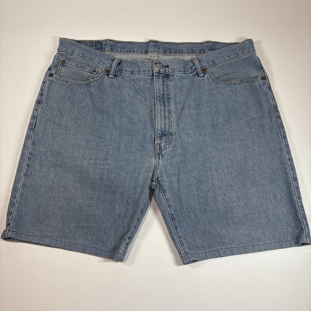 Levis 505 Shorts Men's 42 Denim Blue Regular Fit 10"